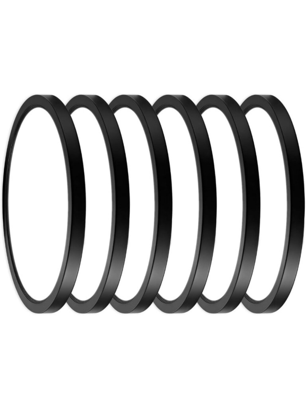 12Inch 6Pack LED Flush Mount Ceiling Light,5CCT,ETL Listed,Dimmable Black